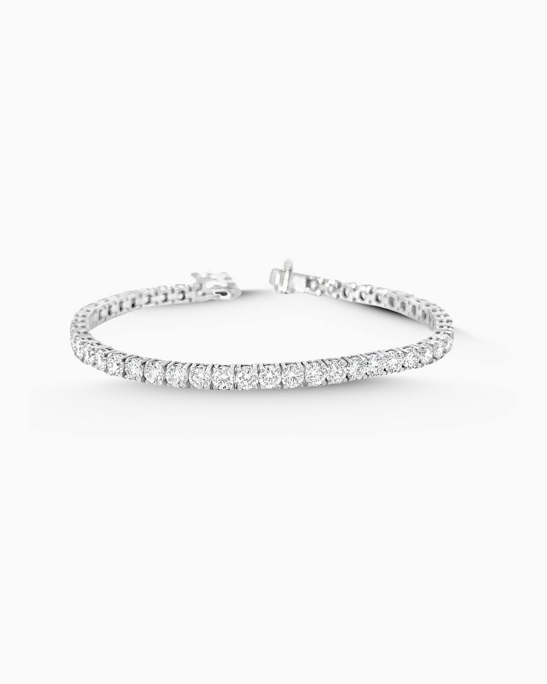 10KT NATURAL DIAMOND TENNIS BRACELET