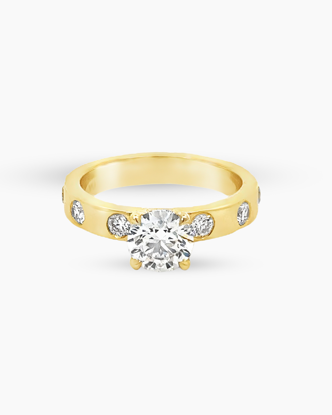 1.43 TWT 14KT YG DIAMOND RING