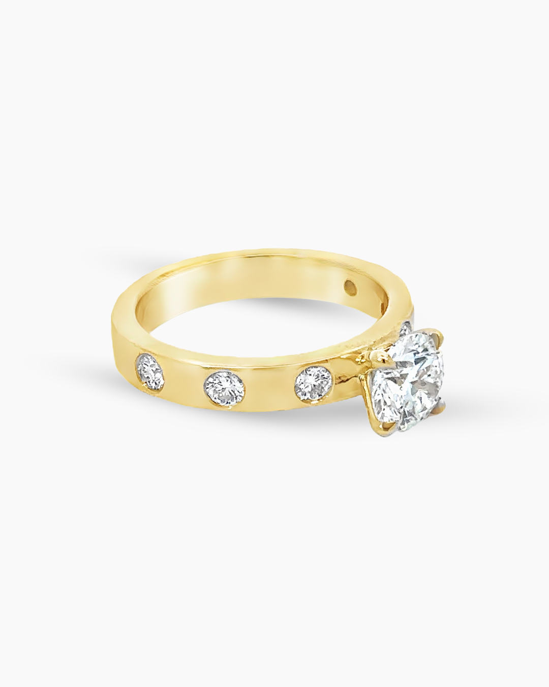 1.43 TWT 14KT YG DIAMOND RING
