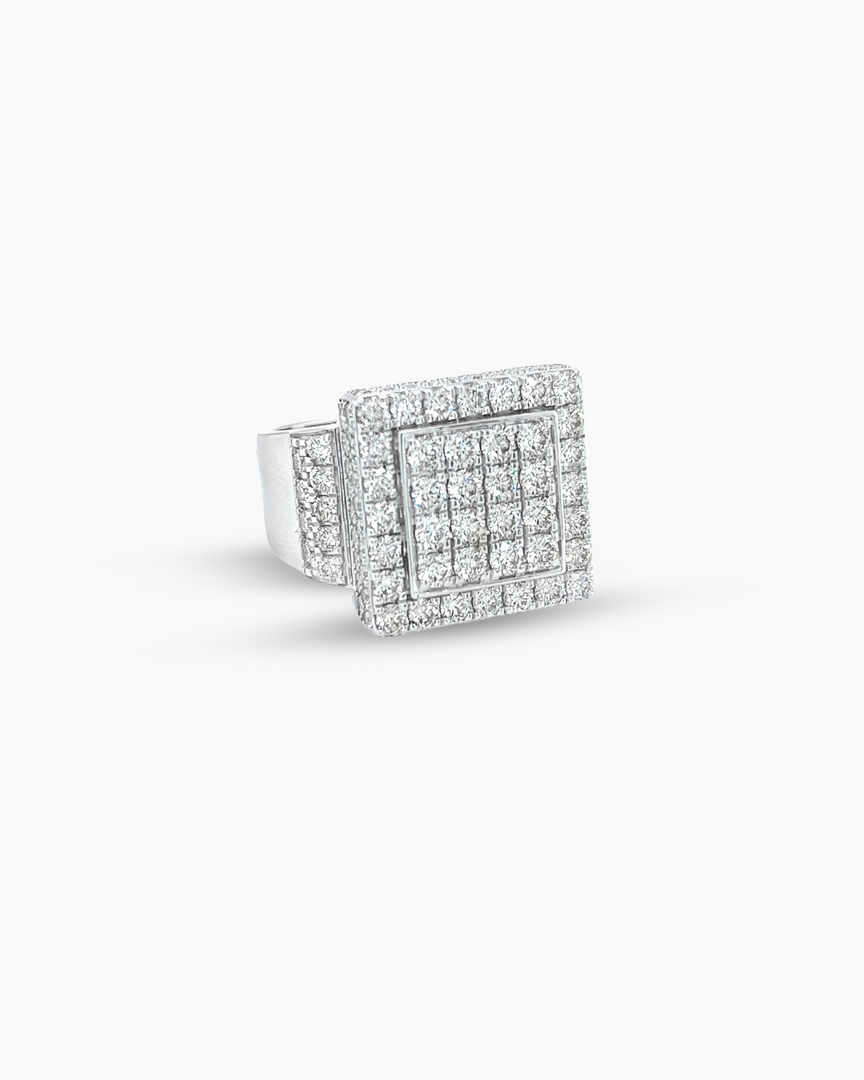 SQUARE DIAMOND RING