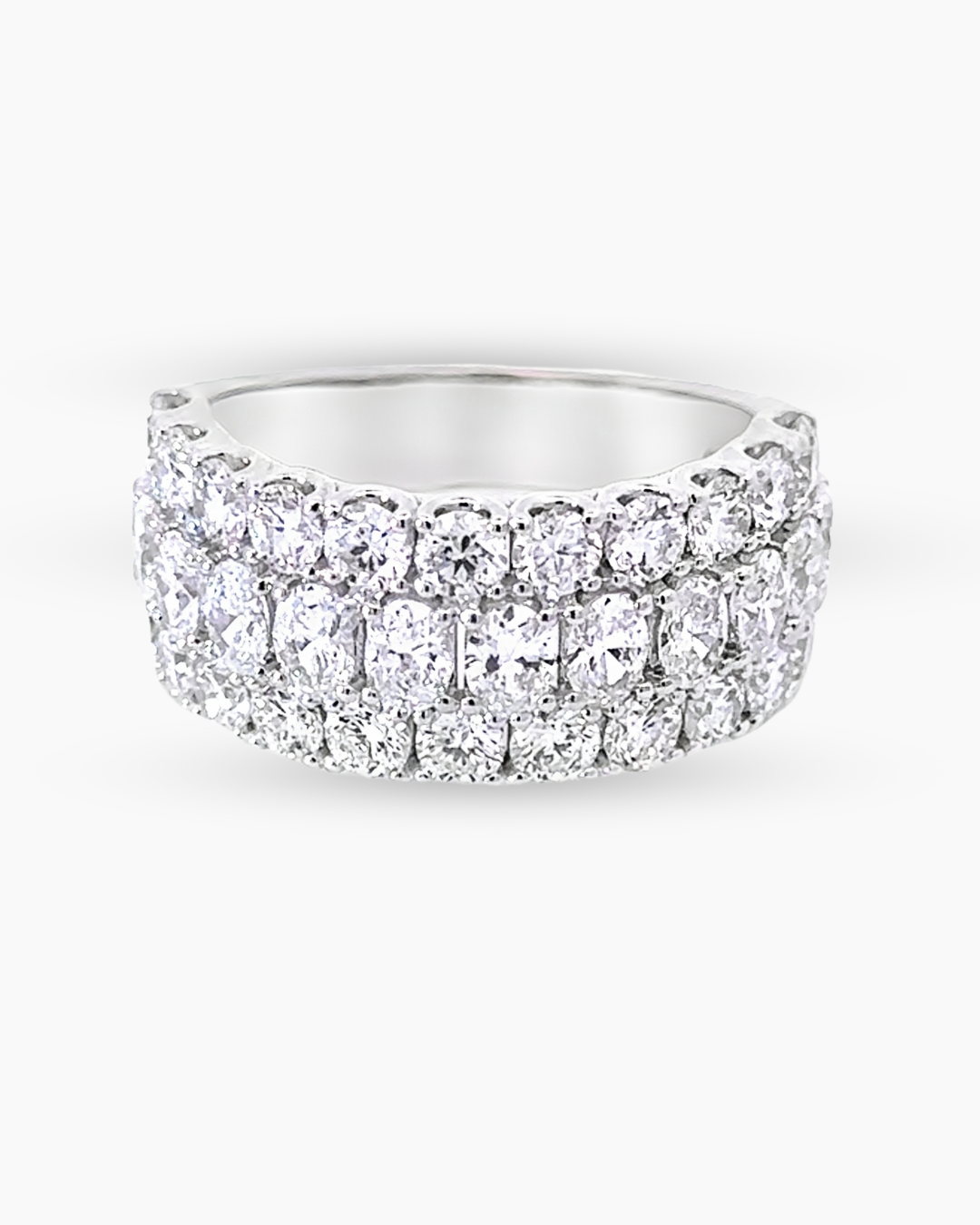 14KT ROUND AND OVAL BAND