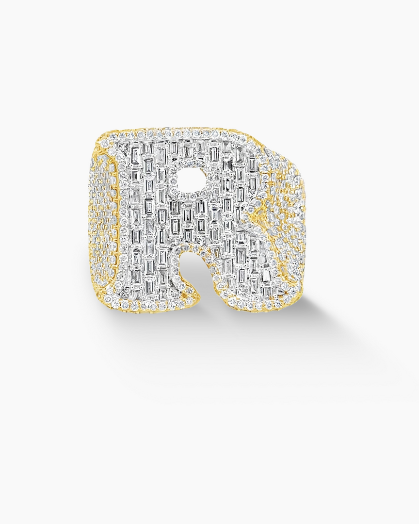 'R' LETTER RING