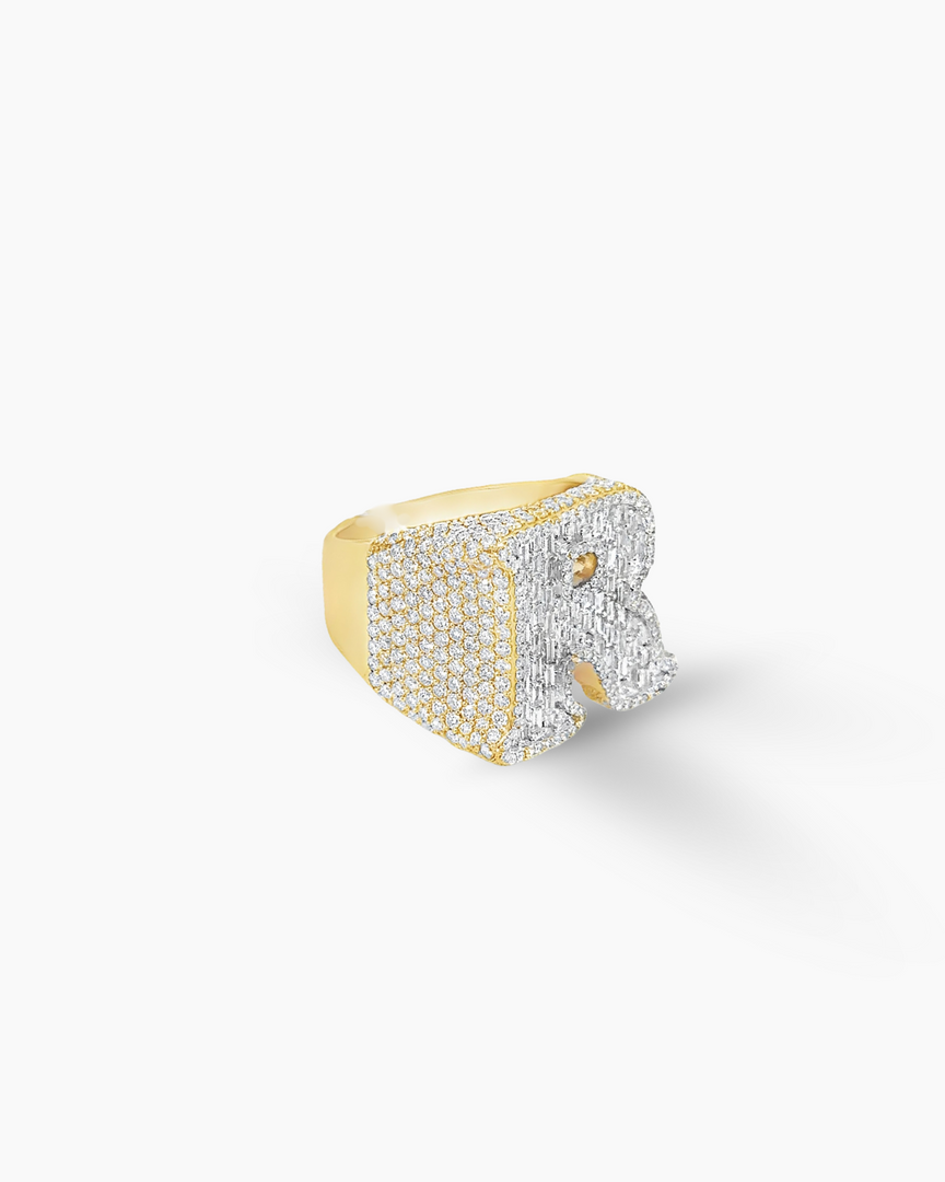 'R' LETTER RING