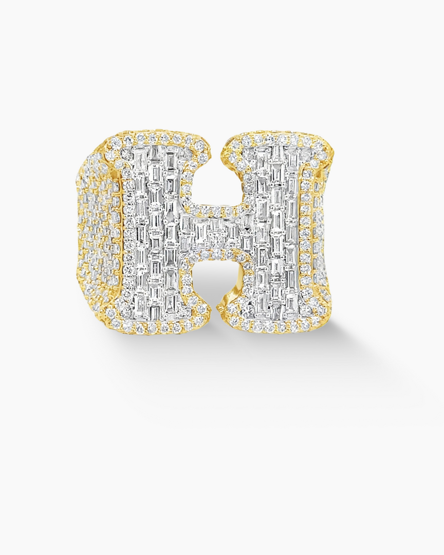 'H' LETTER RING