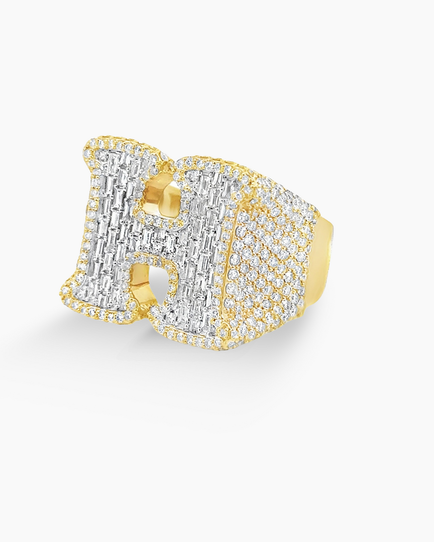 'H' LETTER RING