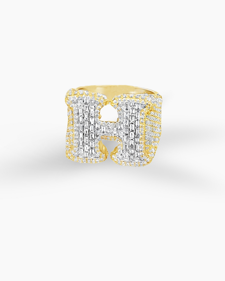 'H' LETTER RING