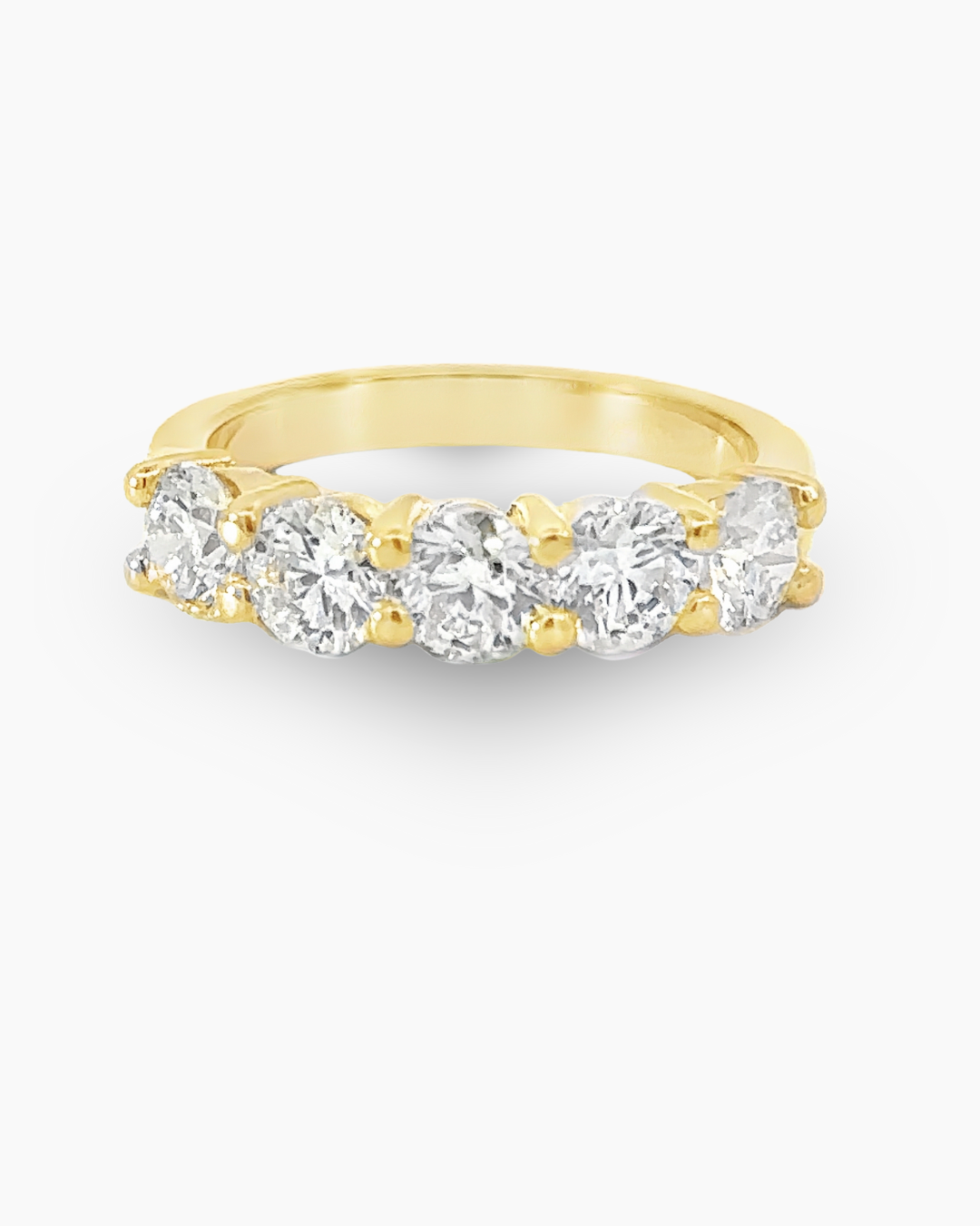 14KT Yellow Gold Five Stone Ring