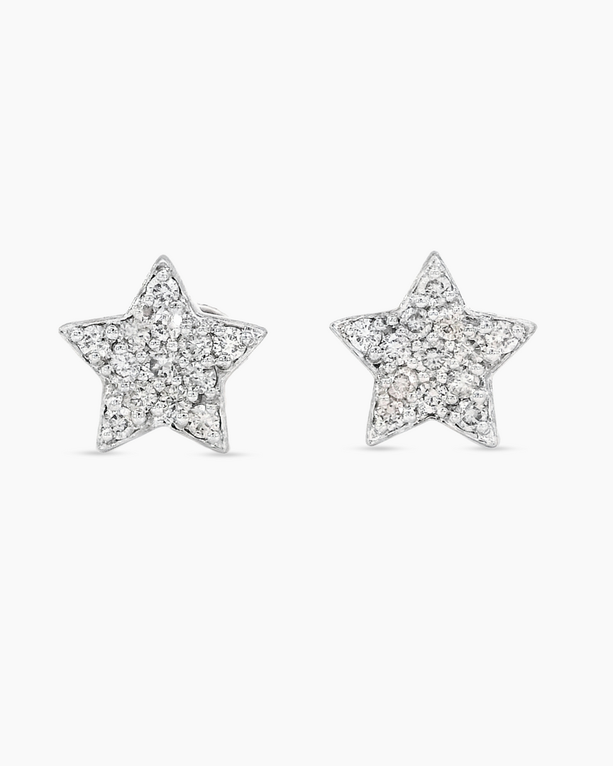 ROSE GOLD STAR EARRINGS