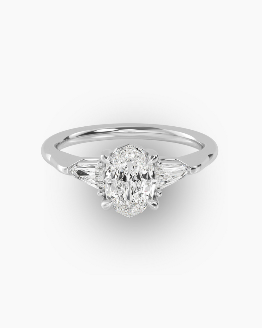 1.20 CT Oval Shape Engagement Ring