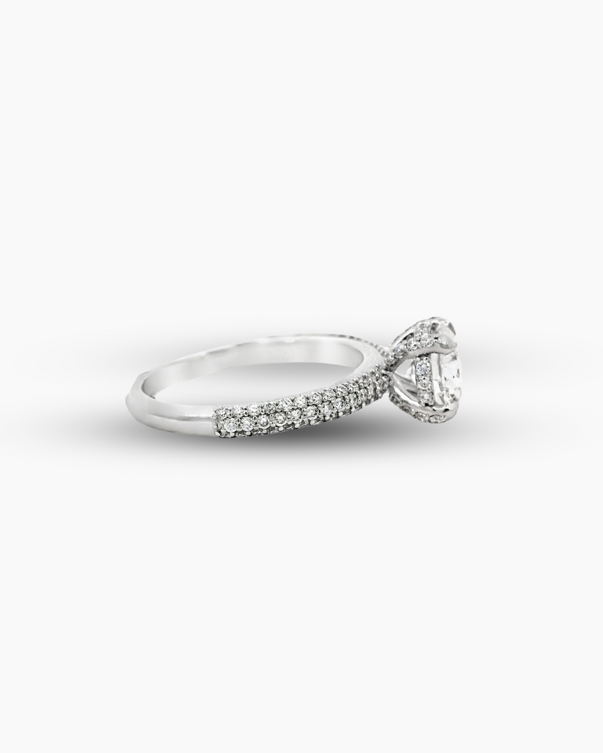 2.92 CT Round Engagement RIng