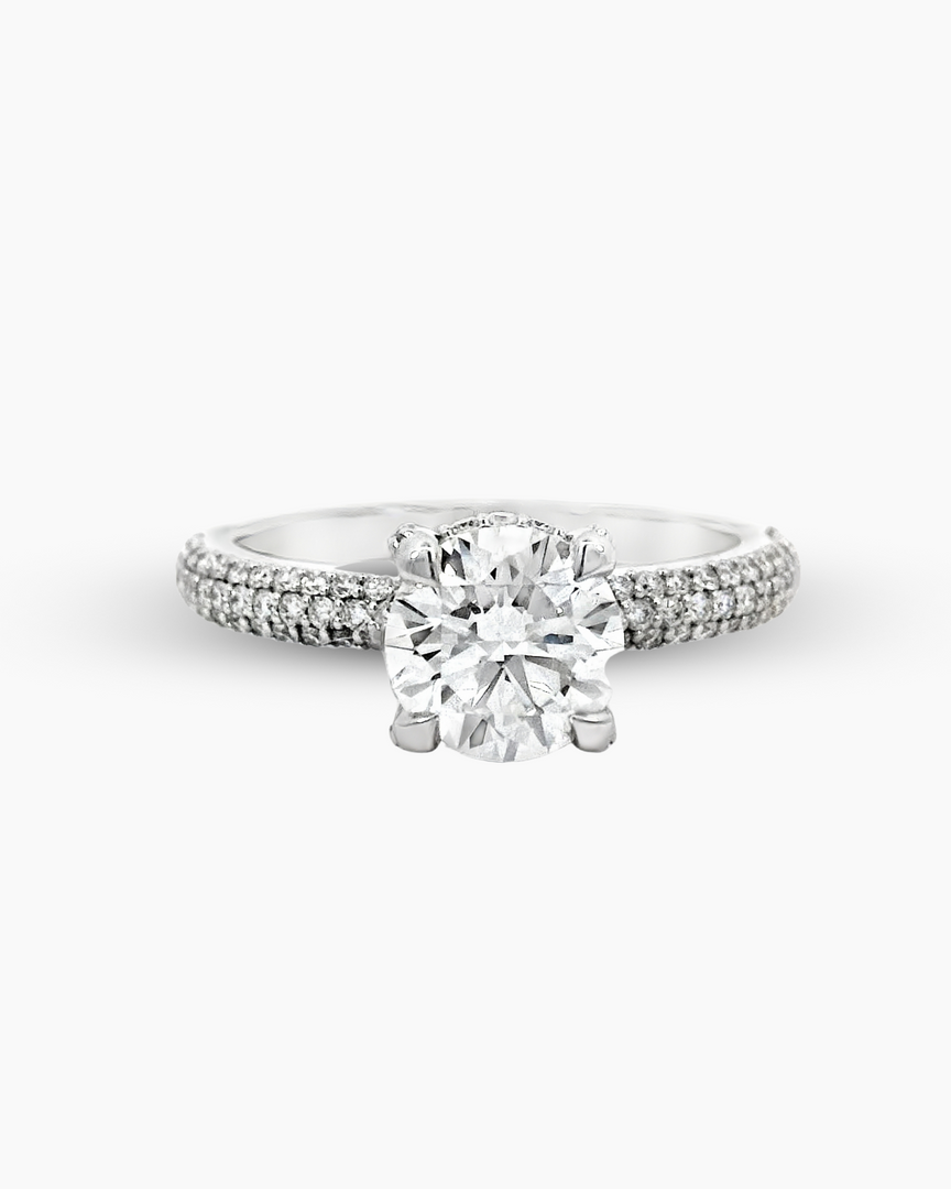 2.92 CT Round Engagement RIng