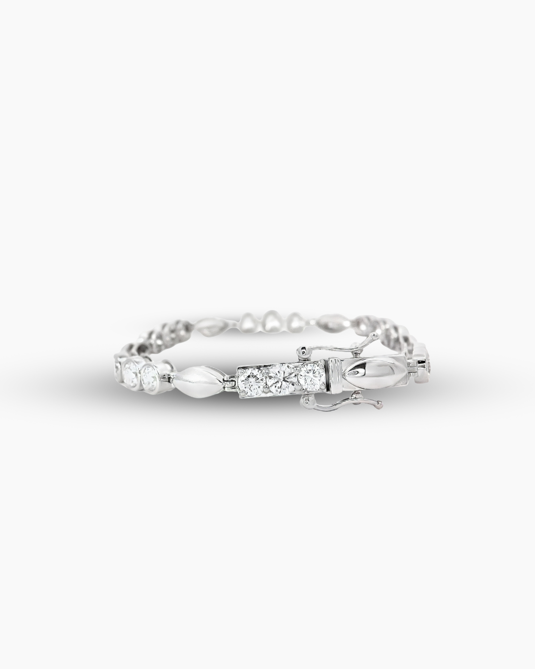 14KT LAB GROWN TENNIS BRACELET