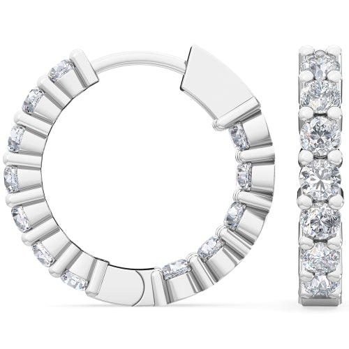 18K White Gold