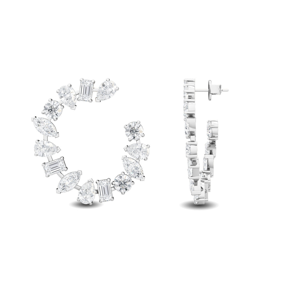 18K White Gold