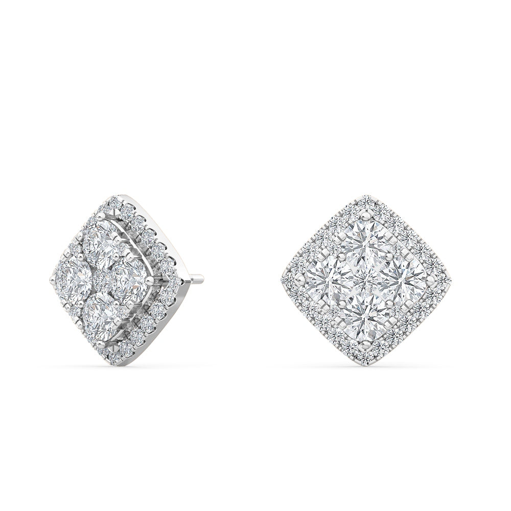 18K White Gold