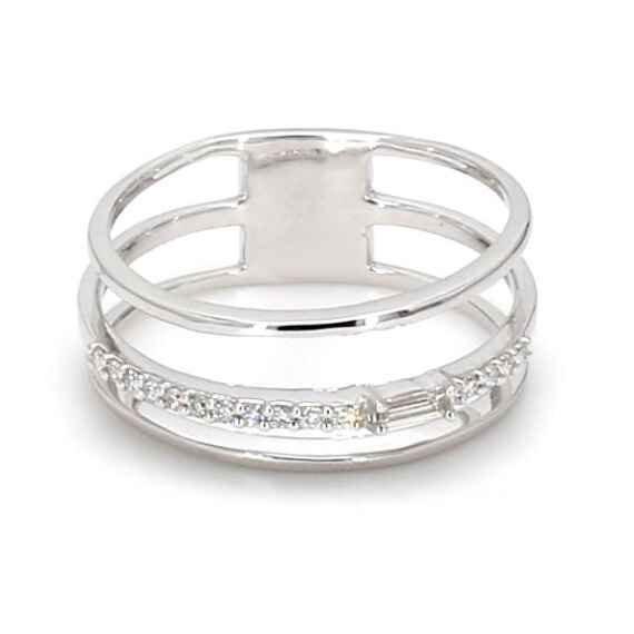 18K White Gold