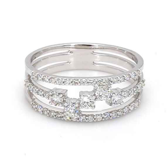 18K White Gold