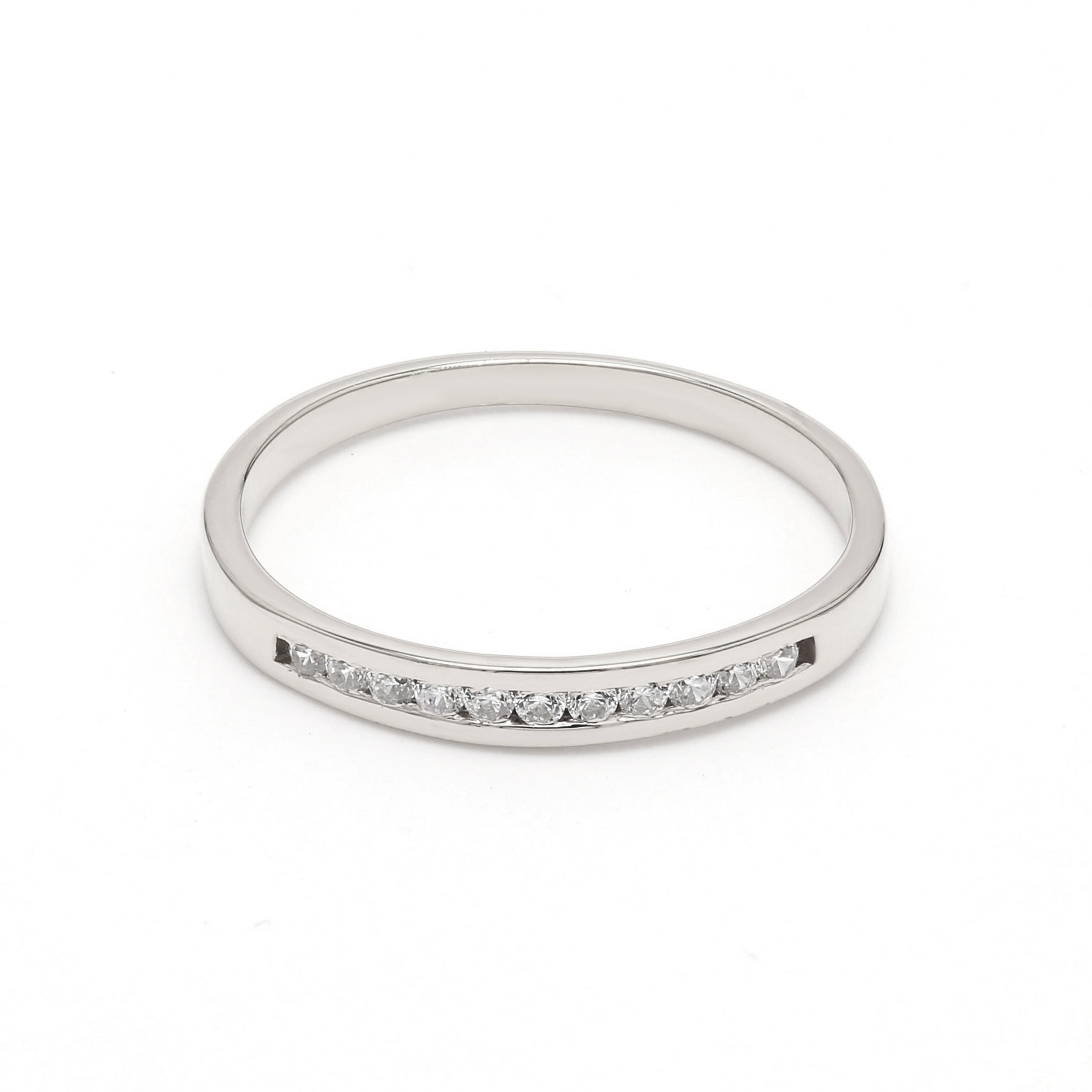 18K White Gold