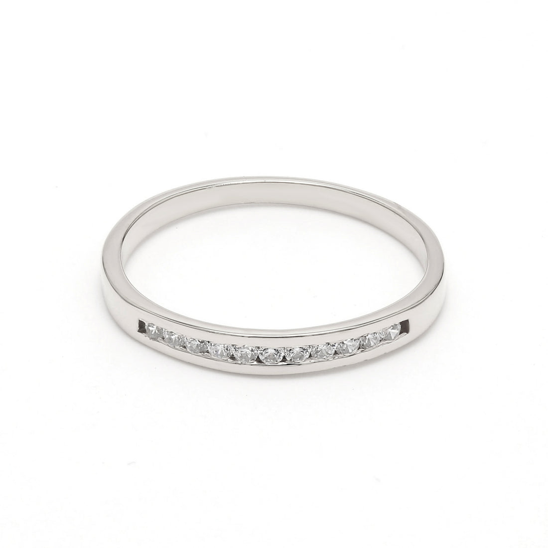 18K White Gold