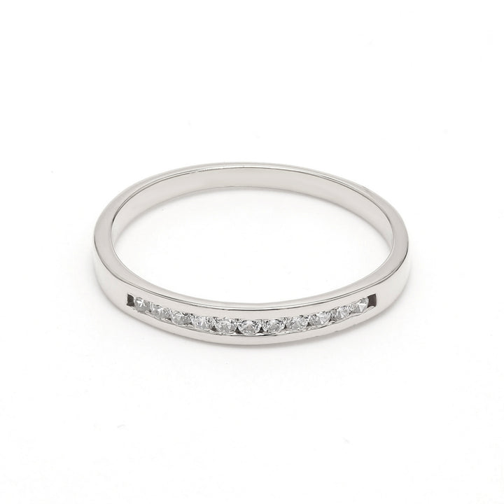 18K White Gold