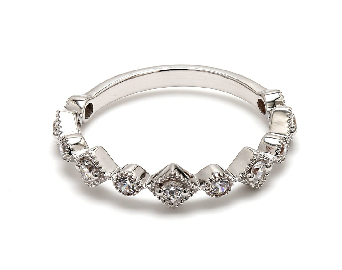 18K White Gold