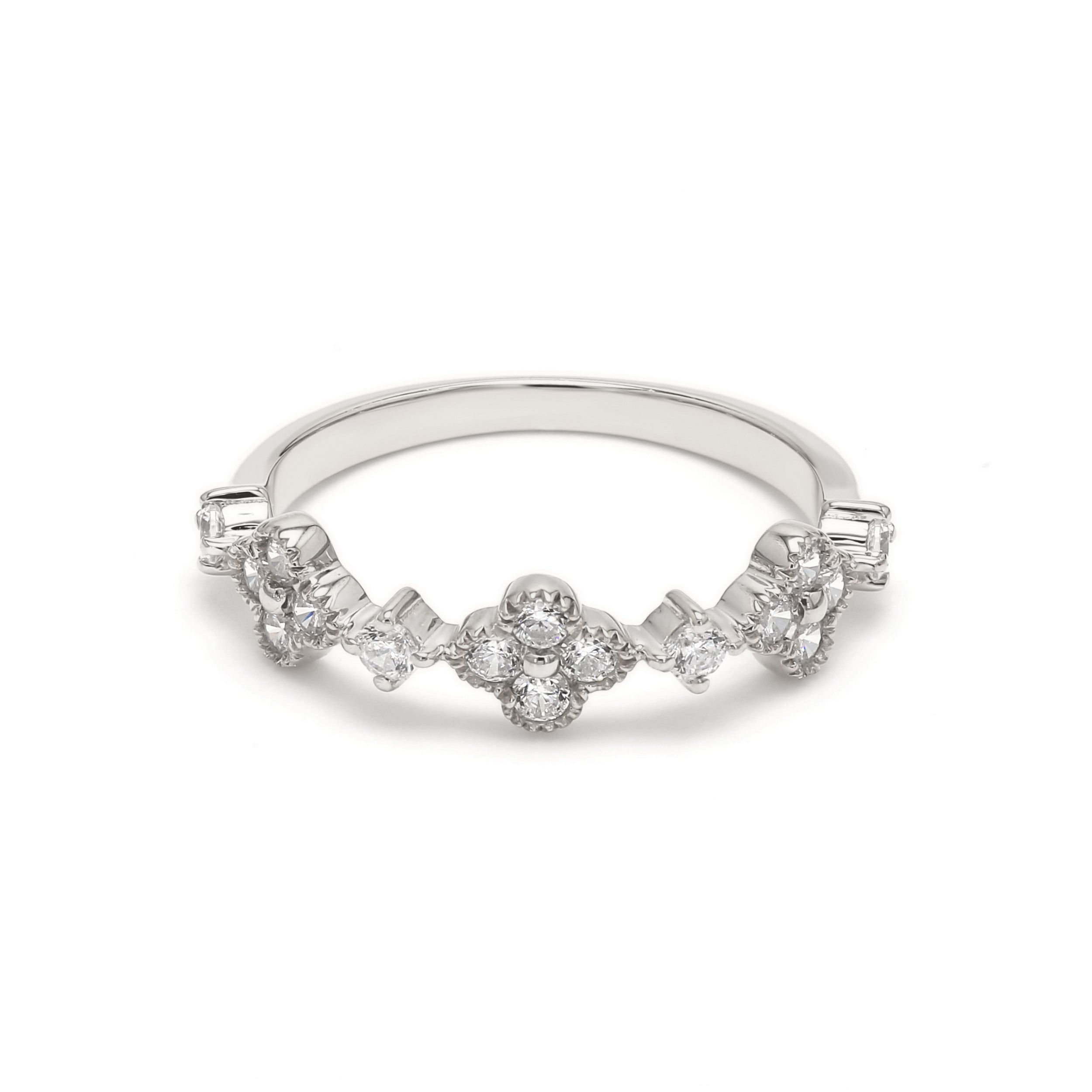18K White Gold