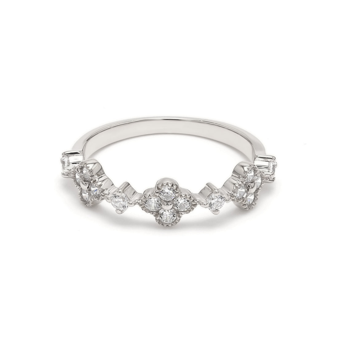 18K White Gold