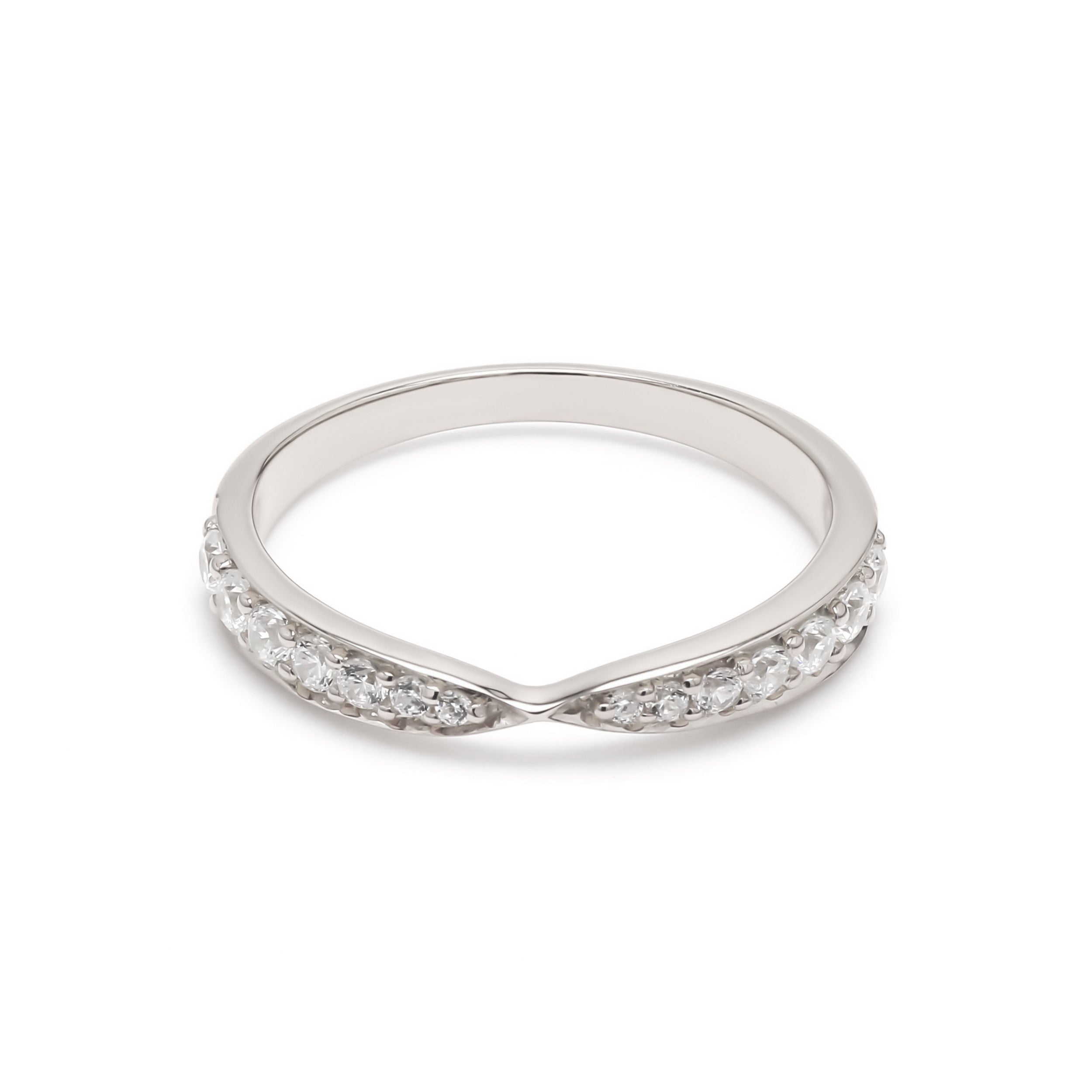 18K White Gold