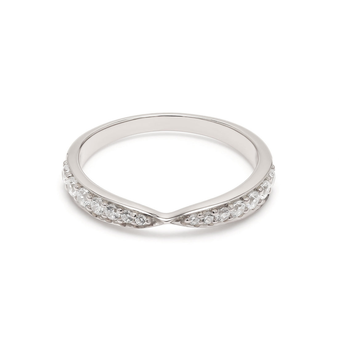 18K White Gold