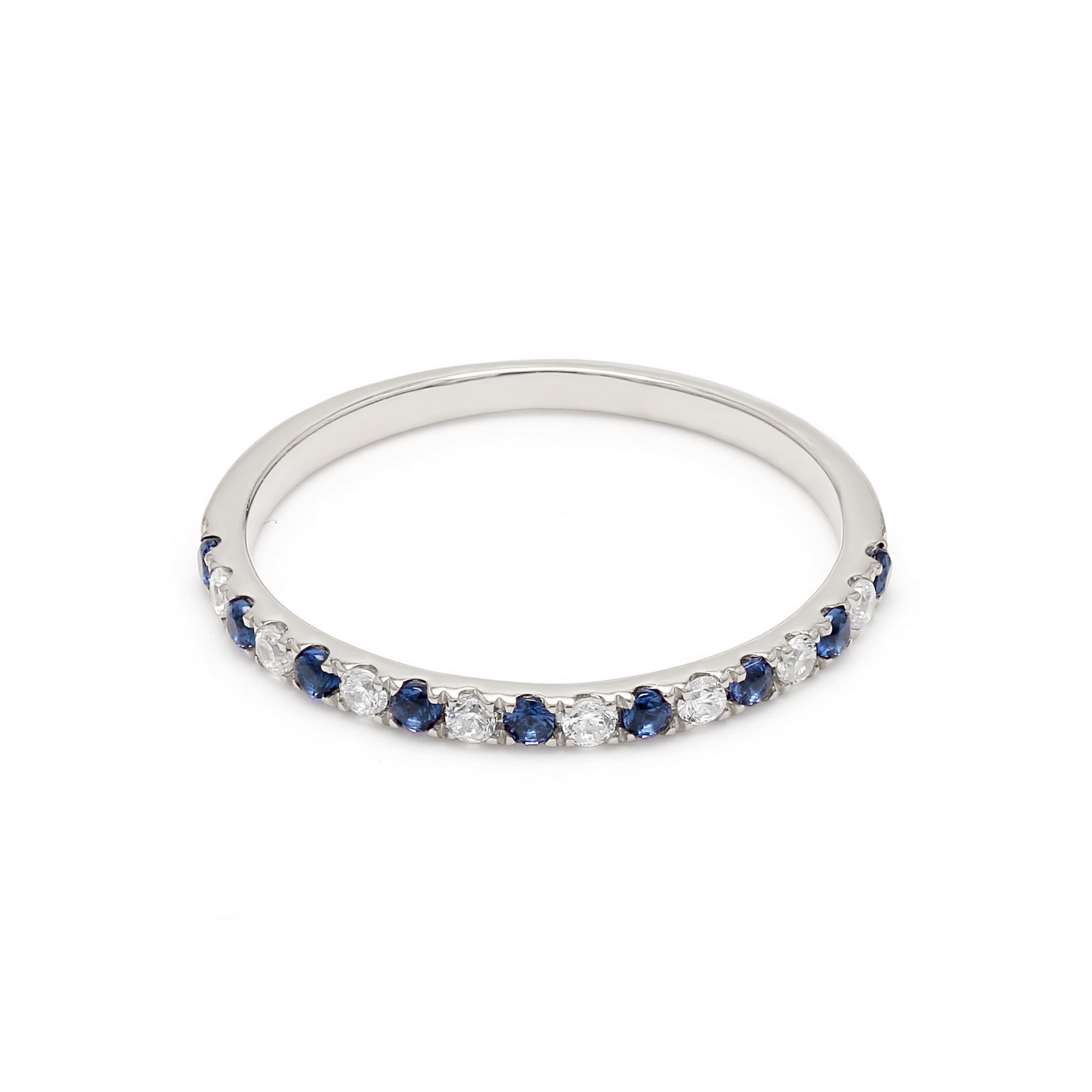 18K White Gold