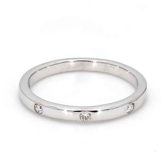 18K White Gold