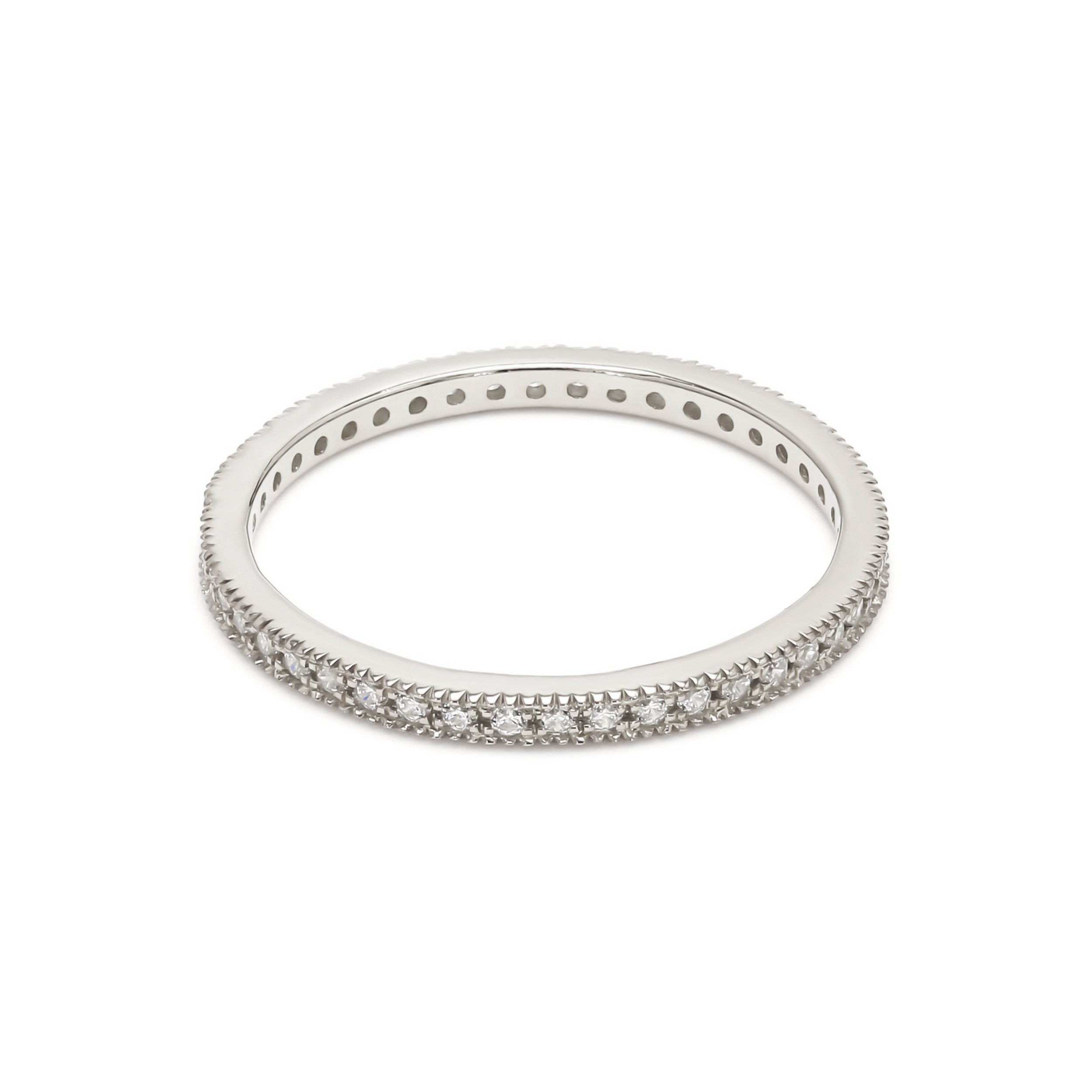 18K White Gold