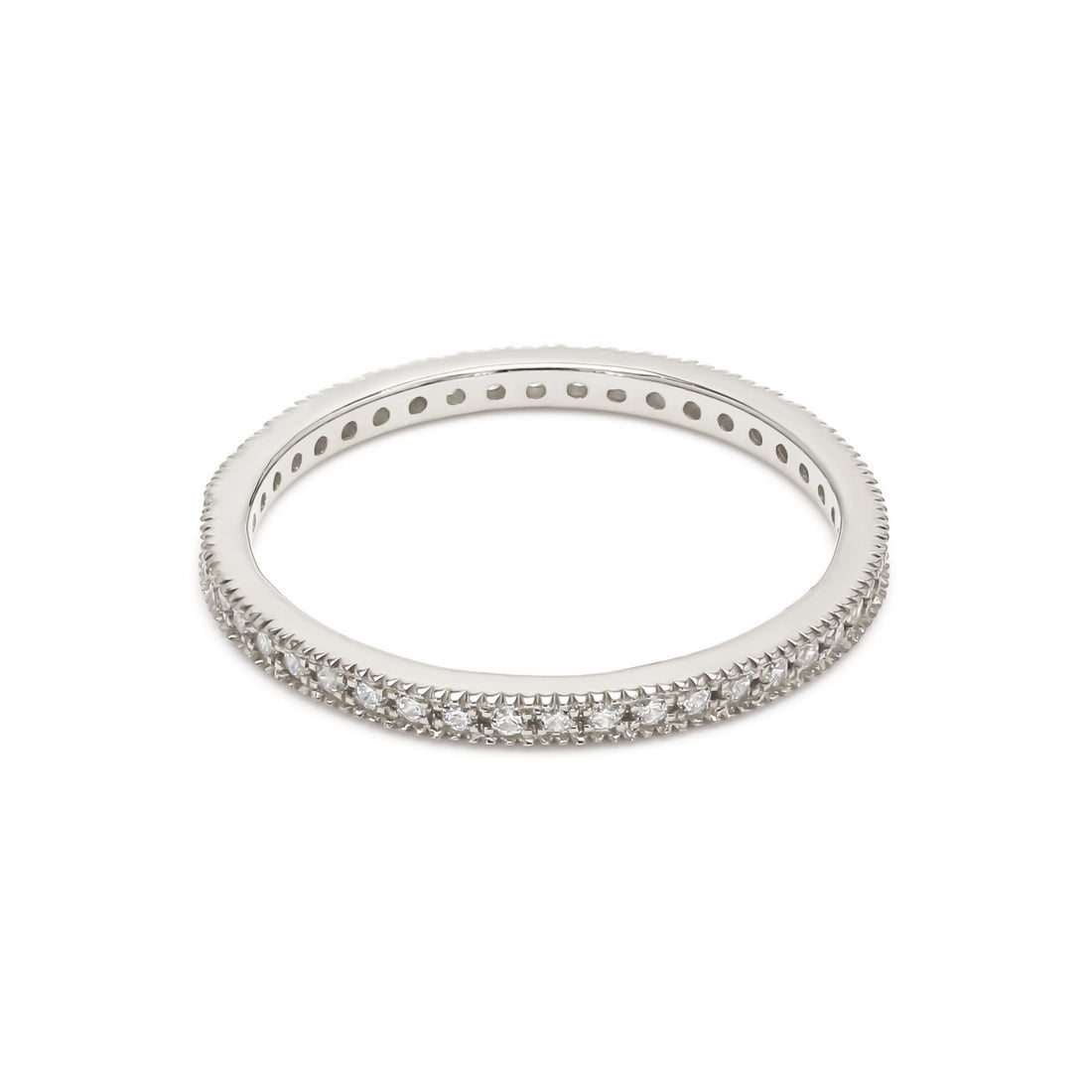 18K White Gold