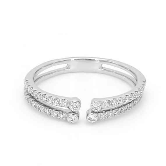 18K White Gold