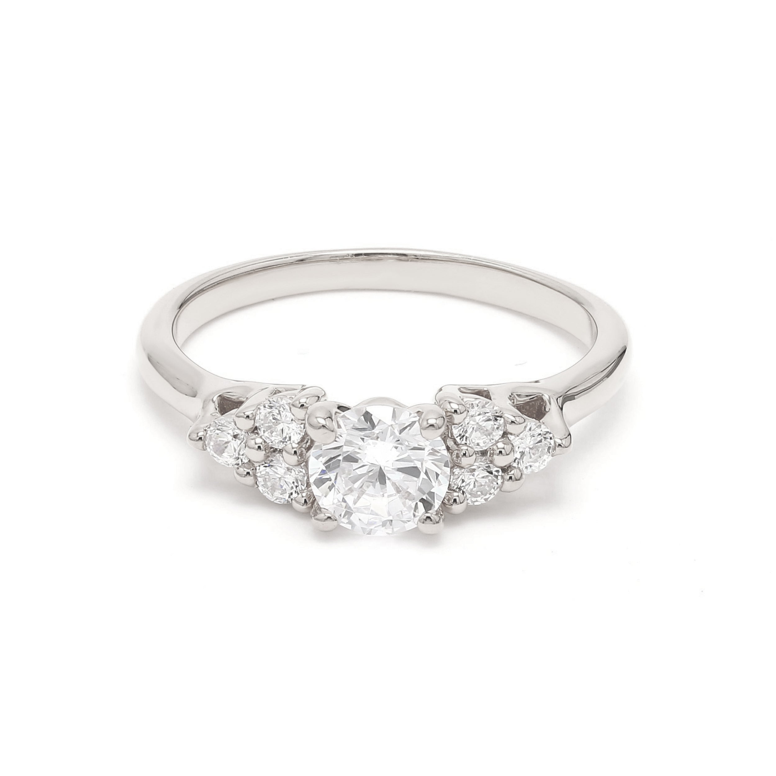 18K White Gold