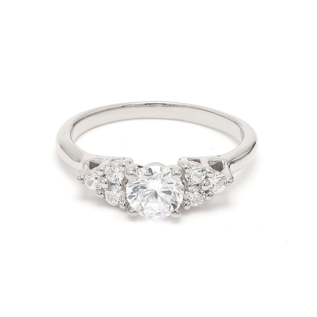 18K White Gold