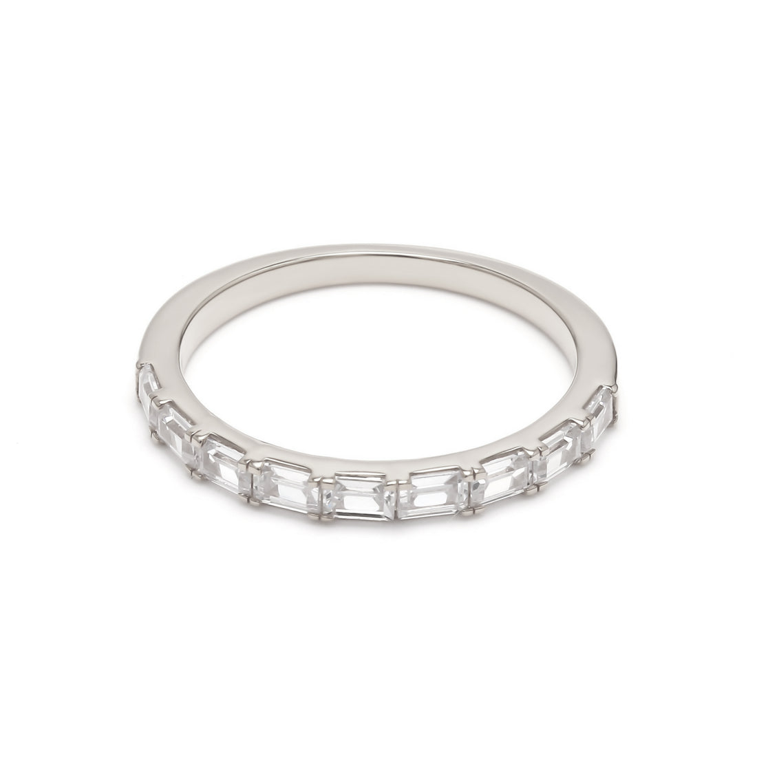 18K White Gold
