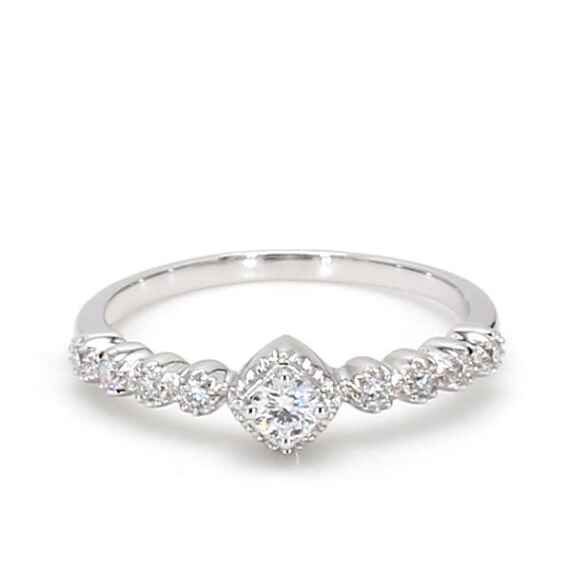 18K White Gold