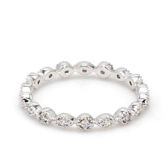 18K White Gold