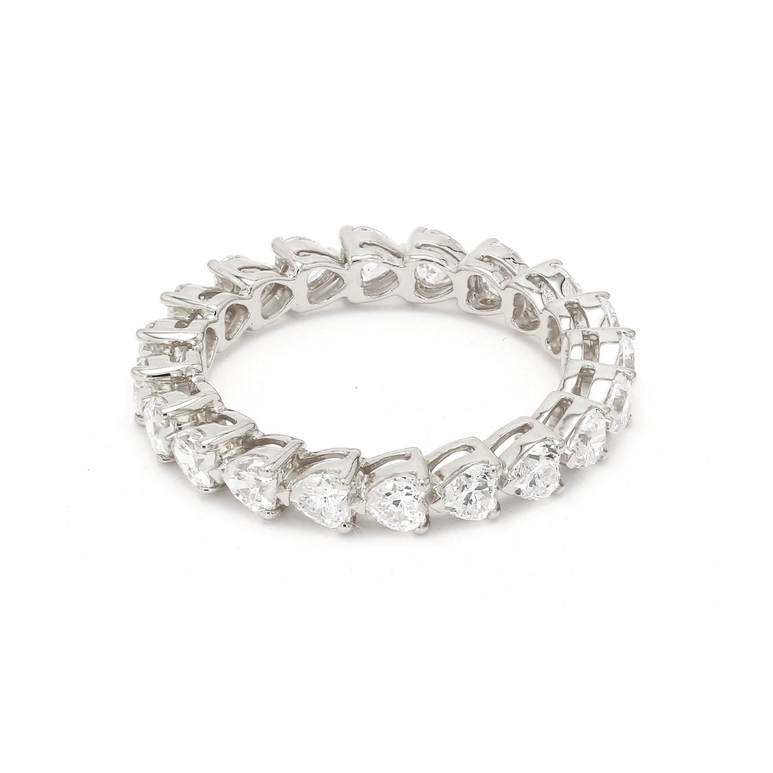 18K White Gold