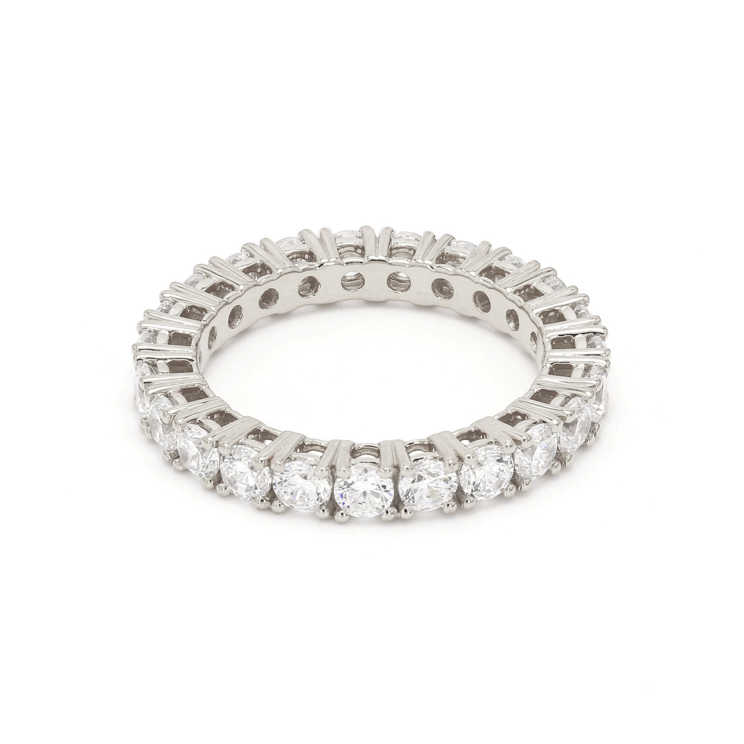 18K White Gold