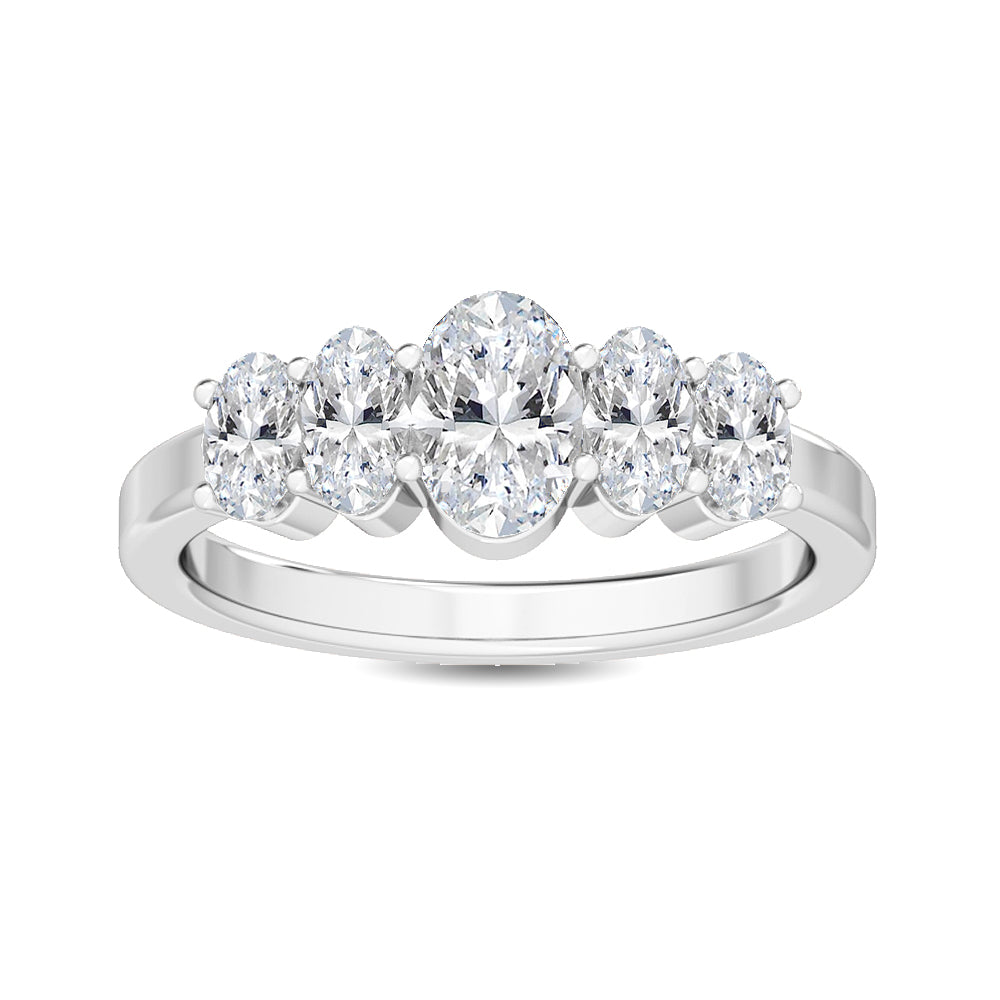 18K White Gold
