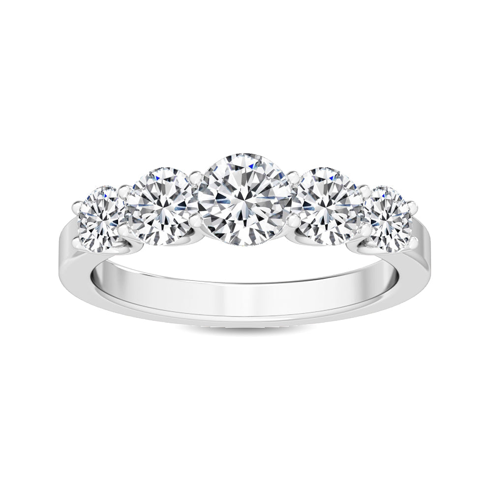 18K White Gold