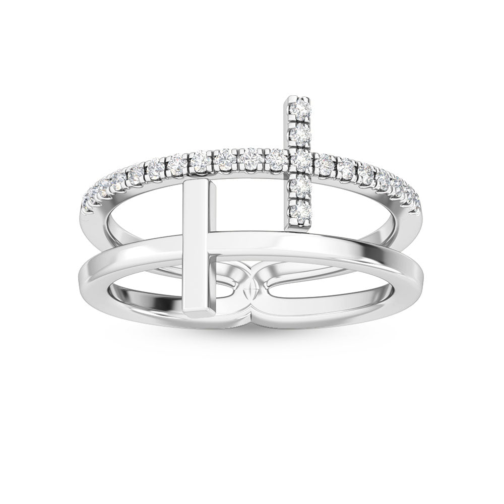 18K White Gold