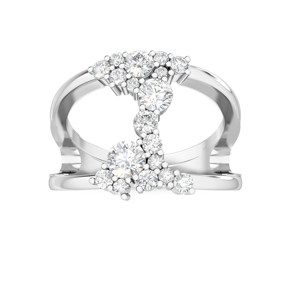 18K White Gold