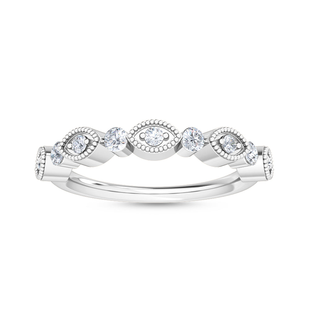 18K White Gold