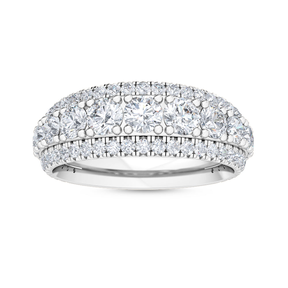 18K White Gold