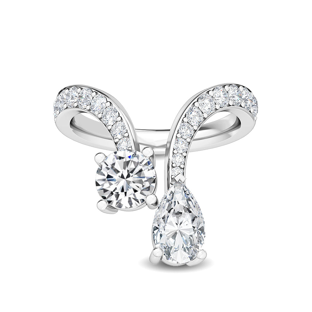 18K White Gold