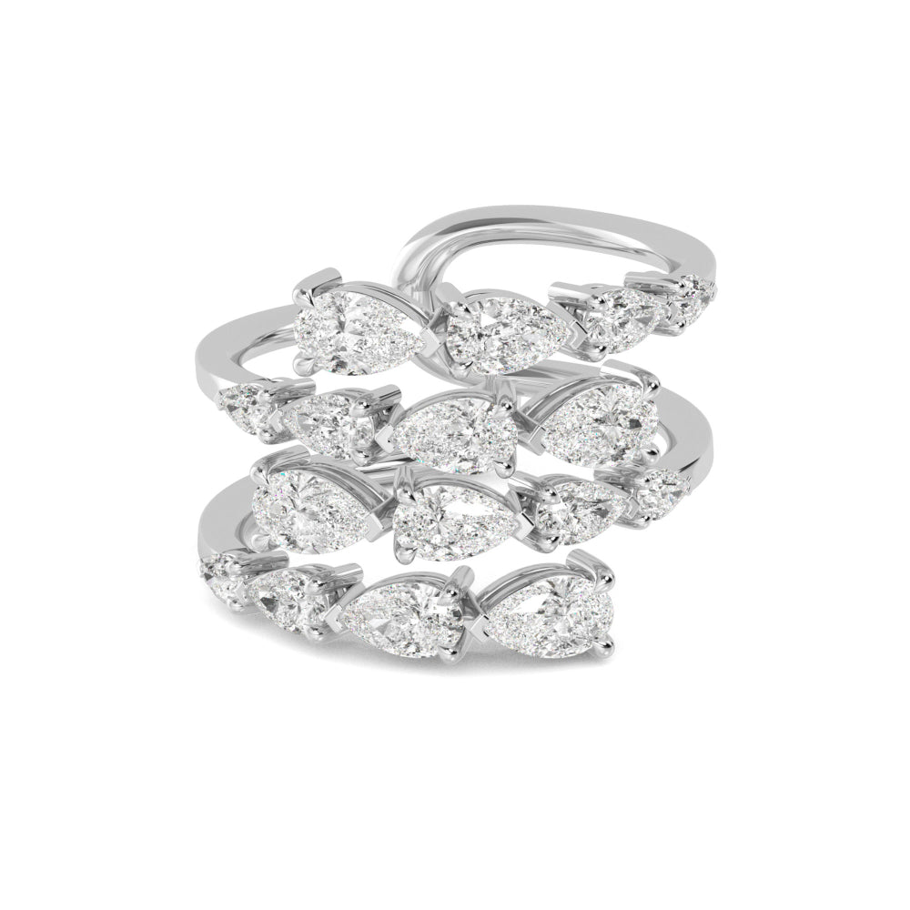 18K White Gold