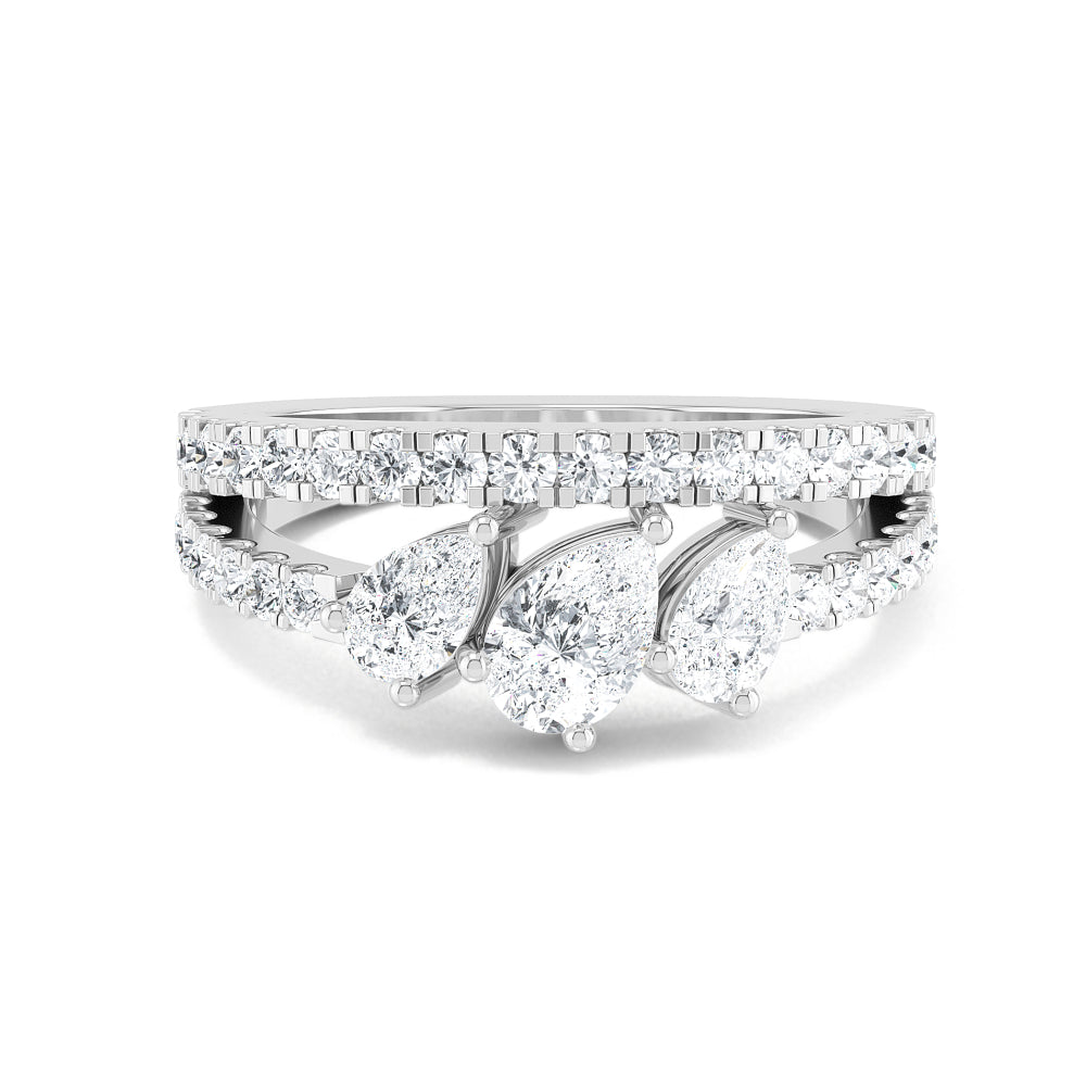 18K White Gold
